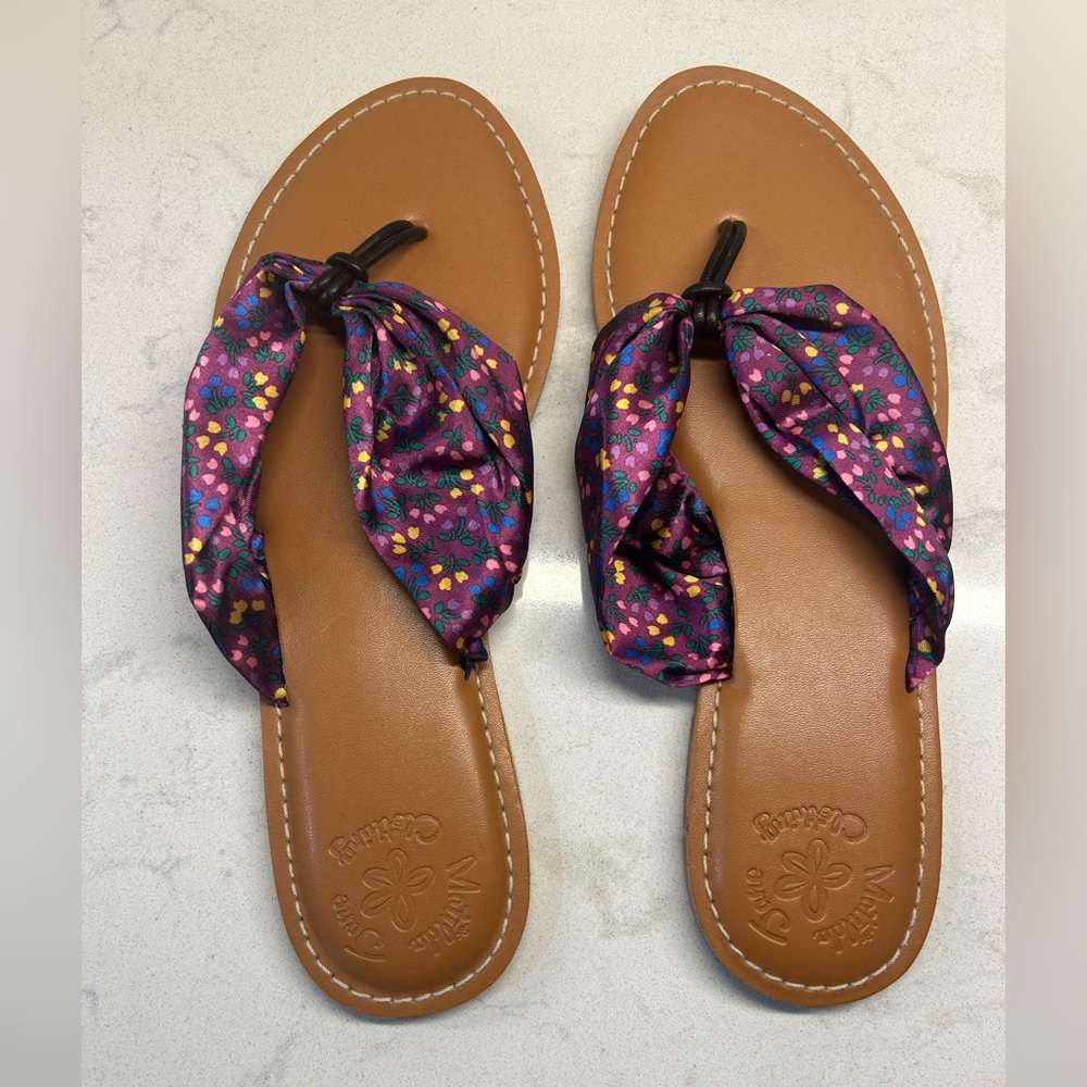 Matilda Jane Purple Floral Sandals